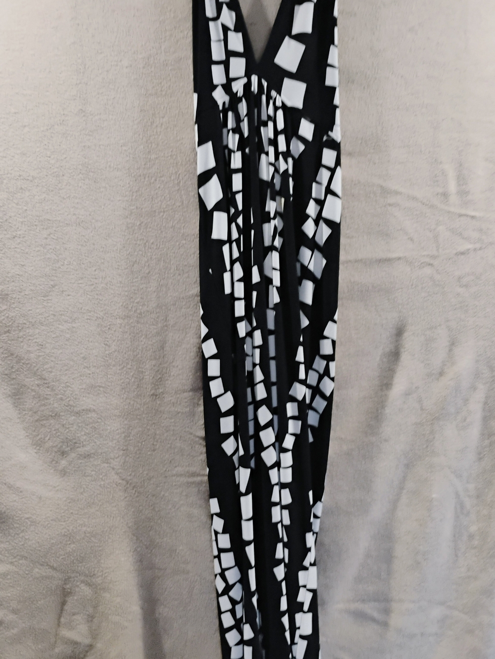 Black & White Geometric Print dress